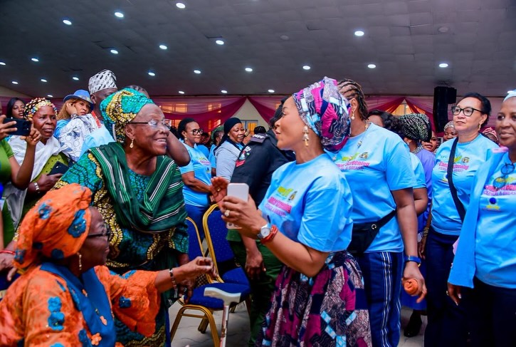 Women at the 2026 cancer screening exercise
